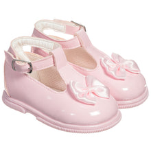 Load image into Gallery viewer, Girls Pink Patent First-Walker Shoes